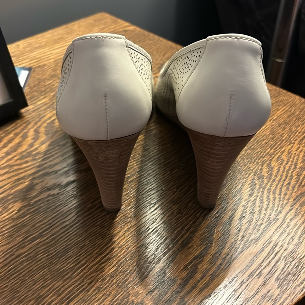 Franco Sarto Wedge Open Toe Heels - Picture 3 of 6